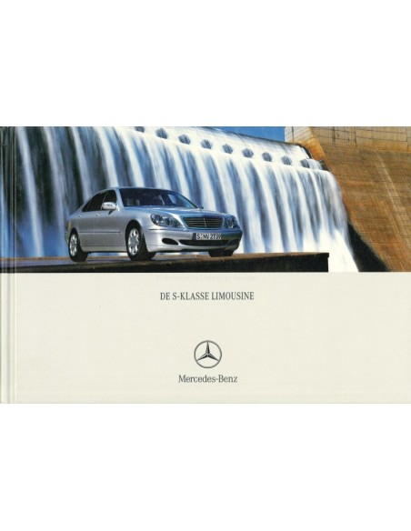 2004 MERCEDES BENZ S-KLASSE HARDCOVER BROCHURE NEDERLANDS