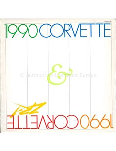 1990 CHEVROLET CORVETTE VIP BROCHURE ENGELS SET VAN 2 (USA)