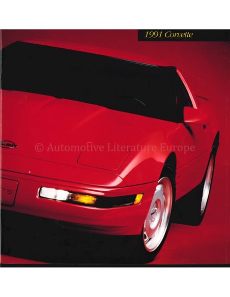 1991 CHEVROLET CORVETTE BROCHURE ENGLISH (USA)
