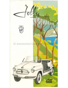 1957 GHIA FIAT 500 / 600 JOLLY BROCHURE ITALIAANS 2