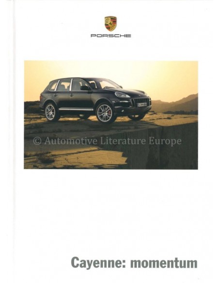 2008 PORSCHE CAYENNE HARDCOVER PROSPEKT NIEDERLÄNDISCH