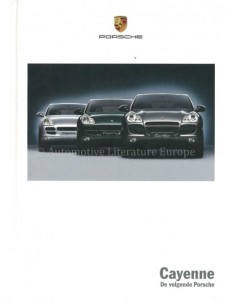 2005 PORSCHE CAYENNE HARDCOVER PROSPEKT NIEDERLÄNDISCH