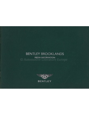 2007 BENTLEY BROOKLANDS PRESSEMAPPE...