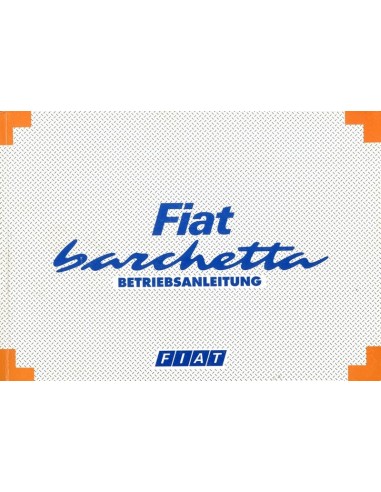 1995 FIAT BARCHETTA OWNERS MANUAL GERMAN