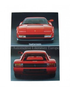 1984 FERRARI TESTAROSSA PROSPEKT 326/84 2