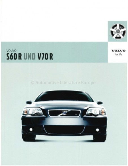 2004 VOLVO S60 R / V70 R PROSPEKT DEUTSCH