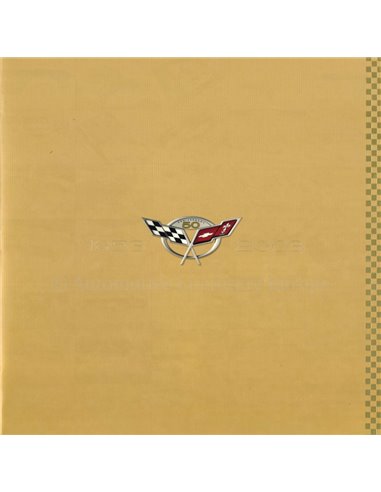 2003 50 YEAR ANNIVERSARY CHERVOLET CORVETTE BROCHURE ENGELS (USA)