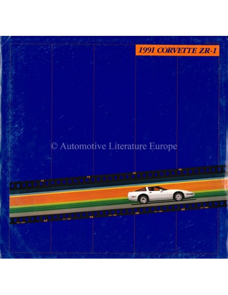 1991 CHEVROLET ZR-1 CORVETTE PROSPEKT ENGLISCH (USA)