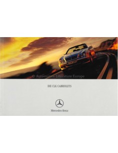 2000 MERCEDES BENZ CLK CONVERTIBLE BROCHURE GERMAN