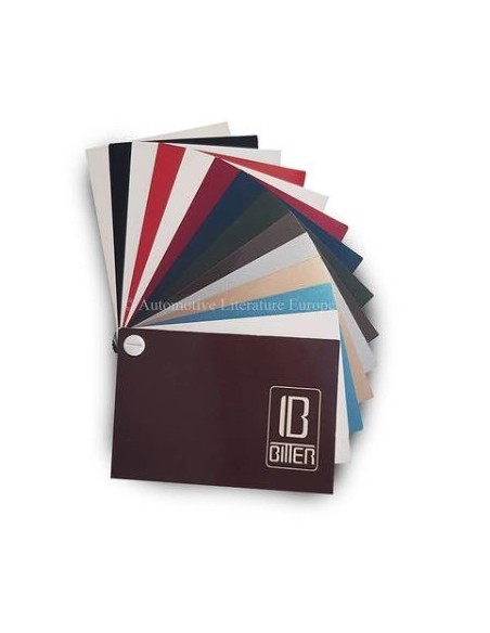 1981 BITTER SC COUPE PAINT COLOUR SAMPLES