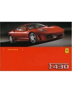 2007 FERRARI F430 INSTRUCTIEBOEKJE ENGELS