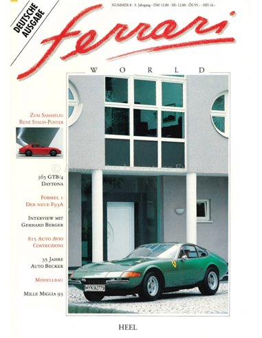 1993 FERRARI WORLD MAGAZINE 8 GERMAN