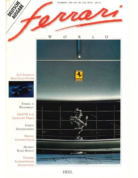 1991 FERRARI WORLD MAGAZINE 5 GERMAN
