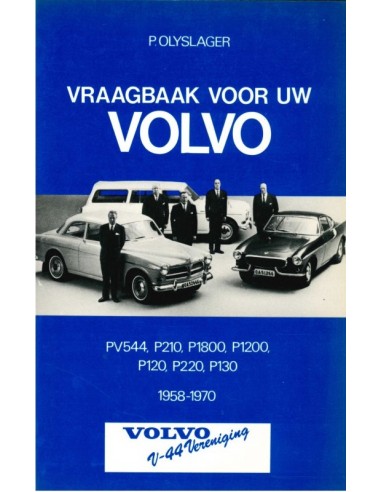 1958 - 1970 VOLVO PV544 P210 P1200 P120 P220 P130 WORKSHOP MANUAL DUTCH