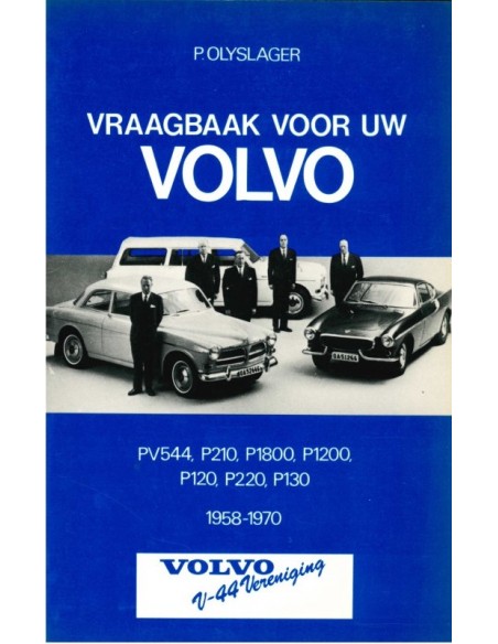 1958 - 1970 VOLVO PV544 P210 P1200 P120 P220 P130 WORKSHOP MANUAL DUTCH