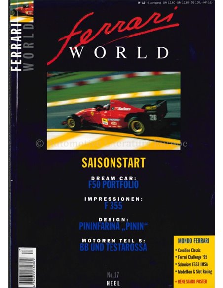 1994 FERRARI WORLD MAGAZINE 17 DUITS