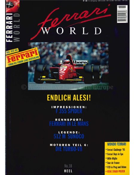 1994 FERRARI WORLD MAGAZIN 18 DEUTSCH