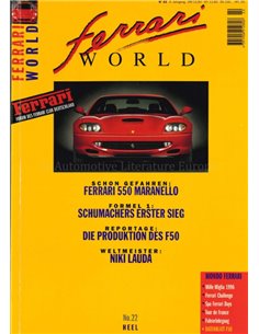 1996 FERRARI WORLD MAGAZINE 22 GERMAN