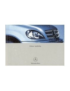 2003 MERCEDES BENZ M KLASSE INSTRUCTIEBOEKJE NEDERLANDS