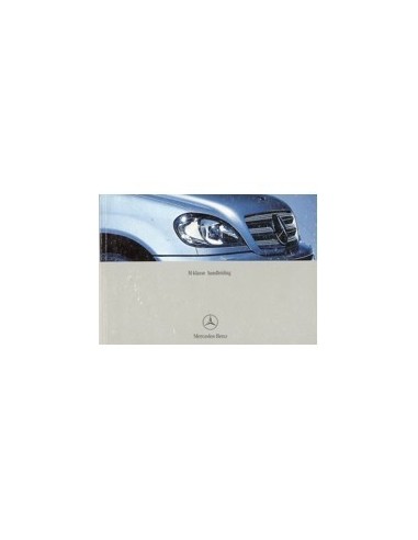 2003 MERCEDES BENZ M KLASSE INSTRUCTIEBOEKJE NEDERLANDS