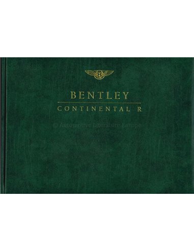 BENTLEY CONTINENTAL R - SPECIAL EDITION - IAN ADCOCK - BOEK