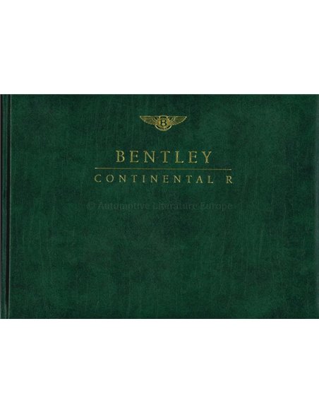 BENTLEY CONTINENTAL R - SPECIAL EDITION - IAN ADCOCK - BUCH