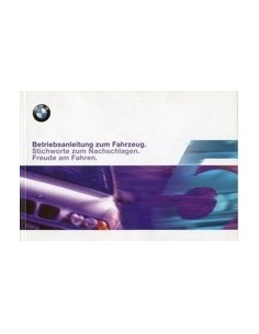 1999 BMW 5 SERIE INSTRUCTIEBOEKJE DUITS