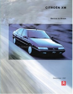 1997 CITROEN XM BROCHURE NEDERLANDS