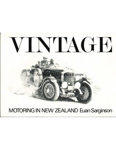 1972 VINTAGE MOTORING IN NEW ZEALAND - EUAN SARGINSON - BUCH