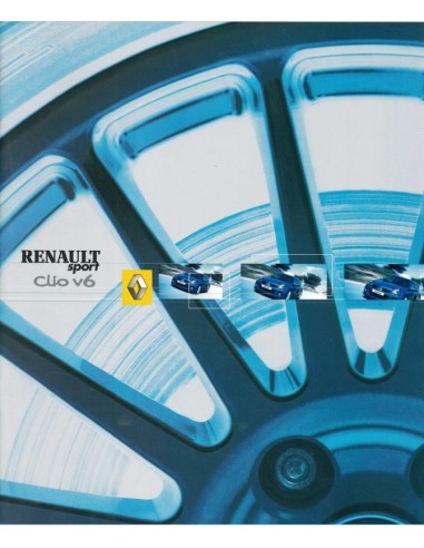 2003 RENAULT CLIO V6 BROCHURE NEDERLANDS