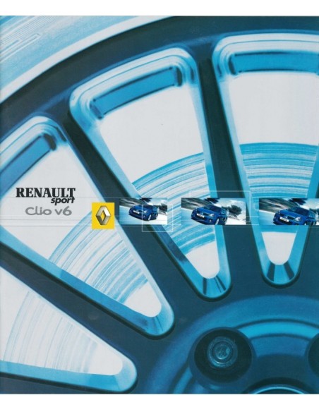 2003 RENAULT CLIO V6 BROCHURE DUTCH