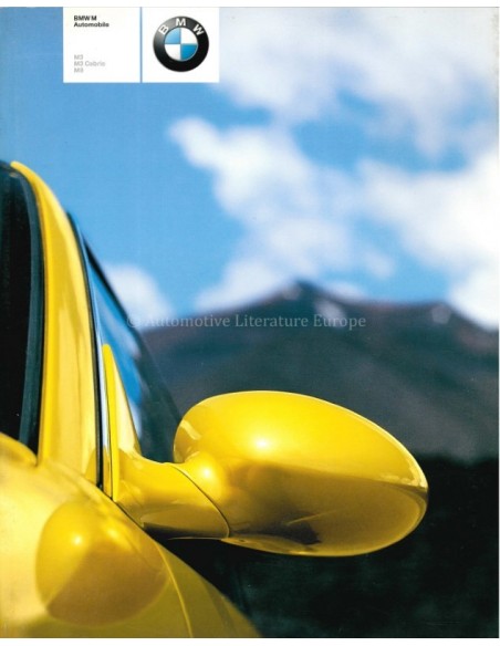 2002 BMW M PROGRAMM PROSPEKT DEUTSCH
