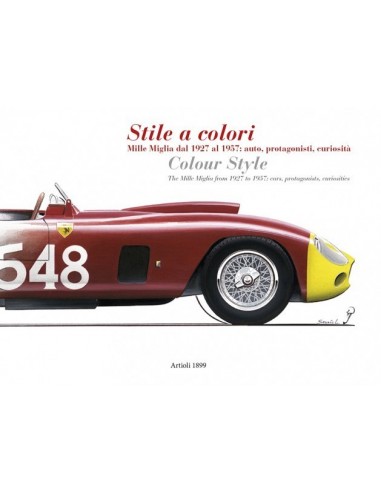STILE A COLORI MILLE MIGLIA DAL 1927 AL 1957: AUTO, PROTAGONISTI, CURIOSIÀ - DANIELE BUZZONETTI - BOEK