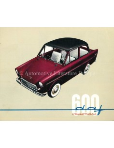1961 DAF 600 VARIOMATIC BROCHURE DUTCH