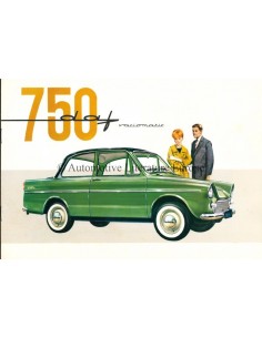 1961 DAF 750 VARIOMATIC BROCHURE NEDERLANDS