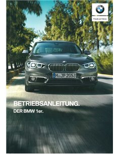 2017 BMW 1ER BETRIEBSANLEITUNG DEUTSCH