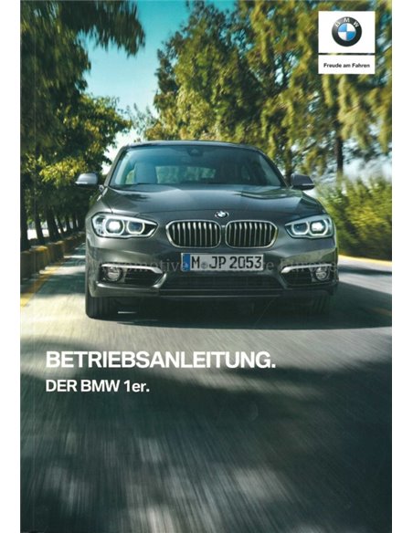 2017 BMW 1ER BETRIEBSANLEITUNG DEUTSCH