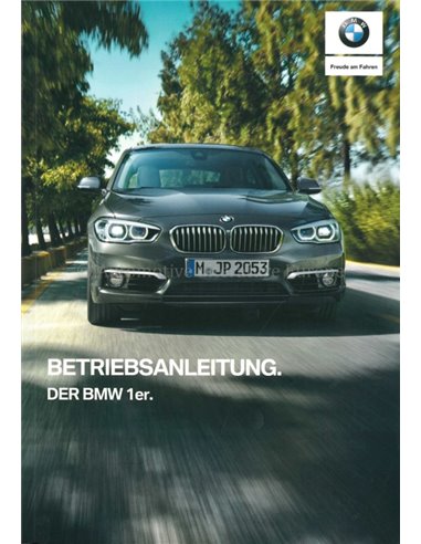2018 BMW 1ER BETRIEBSANLEITUNG DEUTSCH