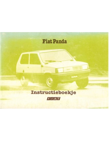 1983 FIAT PANDA BETRIEBSANLEITUNG NIEDERLÄNDISCH