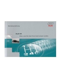 1997 AUDI A6 INSTRUCTIEBOEKJE DUITS
