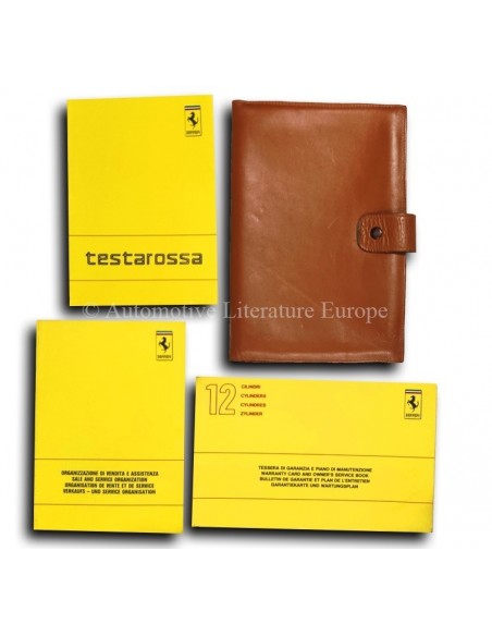 1990 FERRARI TESTAROSSA COMPLETE POUCH WALLET
