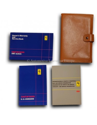 1987 FERRARI TESTAROSSA COMPLETE BOORDMAP (US)