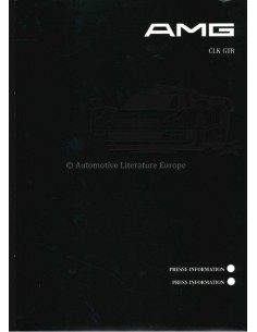 1999 MERCEDES BENZ AMG CLK GTR PRESSEMAPPE DEUTSCH