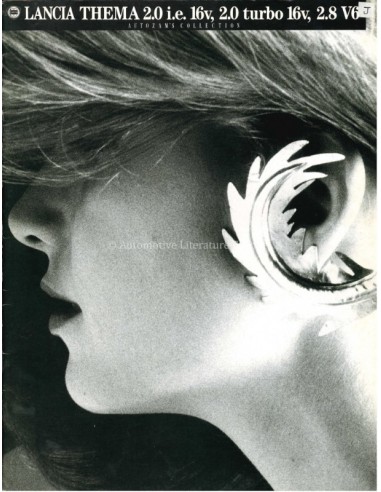 1991 LANCIA THEMA PROSPEKT JAPANISCH