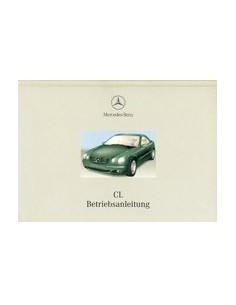 2000 MERCEDES BENZ CL KLASSE INSTRUCTIEBOEKJE DUITS