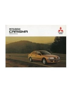 1999 MITSUBISHI CARISMA INSTRUCTIEBOEKJE DUITS