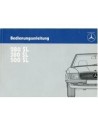 1984 MERCEDES BENZ SL KLASSE INSTRUCTIEBOEKJE DUITS