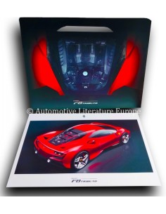2019 FERRARI F8 TRIBUTO LITHOGRAPHIE