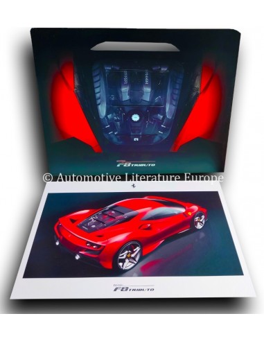 2019 FERRARI F8 TRIBUTO LITHOGRAFIE