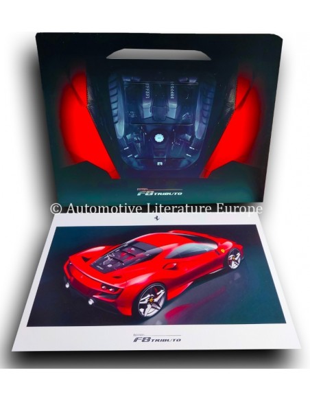 2019 FERRARI F8 TRIBUTO LITHOGRAFIE